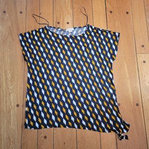 Michael Kors Top - Yellow, Black and White